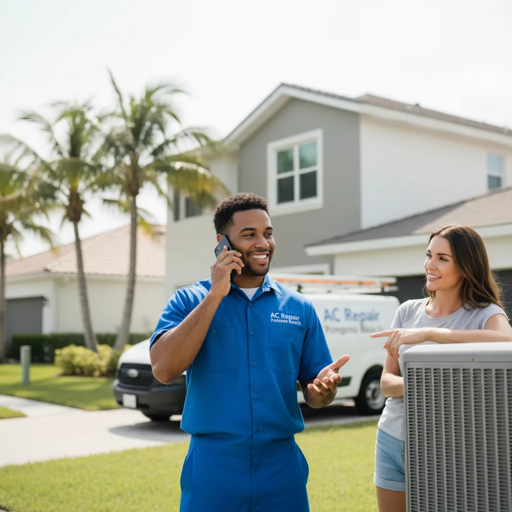 AC Repair Pompano Beach customer support in East Flat Rock